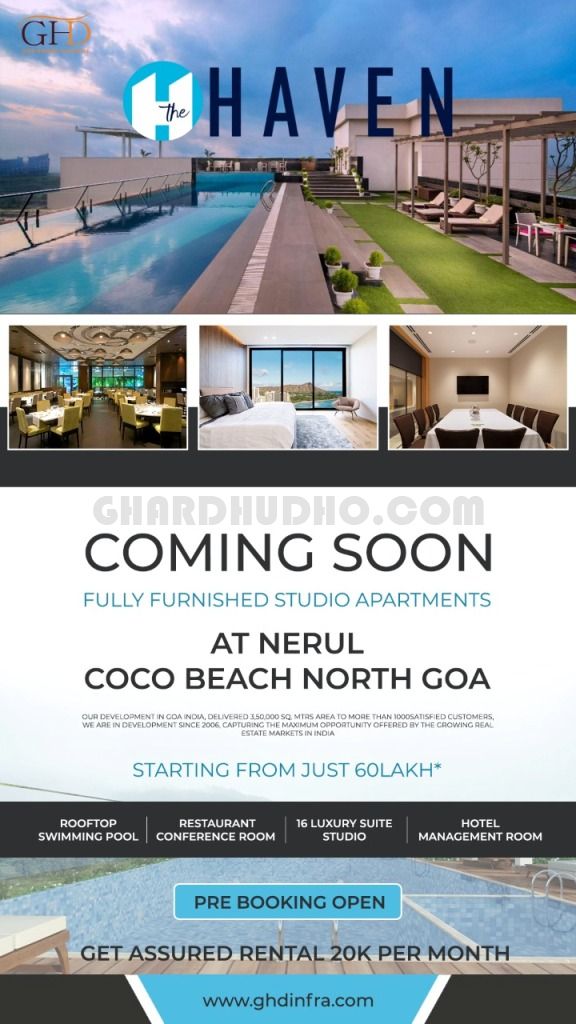 The Heaven : Luxury Studio Apartment in North Goa