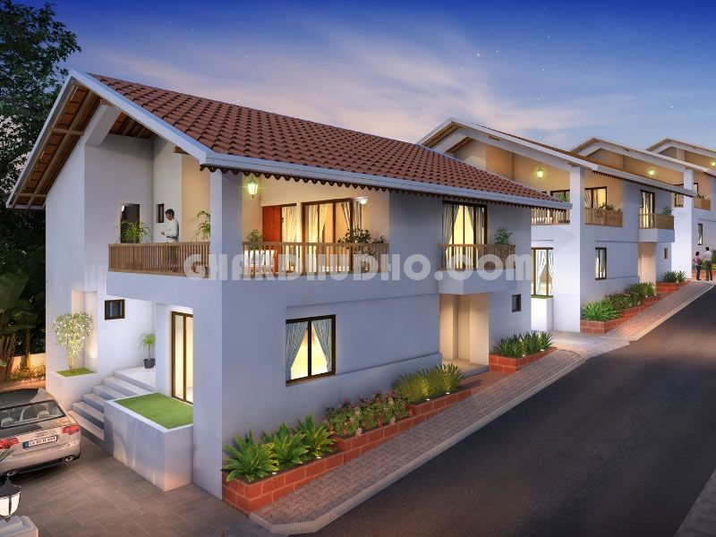 Bairro Alto : Luxury 2&3 BHK Duplex Villas For Sale In Goa