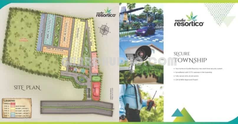 Excella Resortico : RERA & LDA Approved Plot For Sale In Lucknow