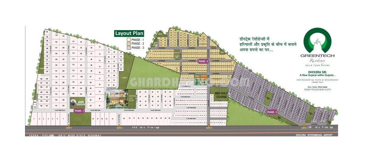 Greentech Residency : Residential Plot in Dholera SIR Ahmedabad