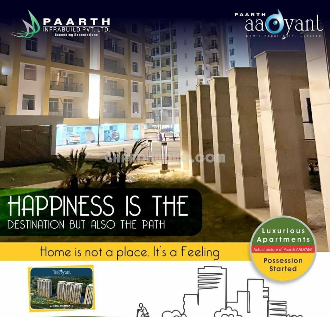 Parth Aadyant : Ready To Move 3BHK Flats For Sale In Sultanpur Road Lucknow