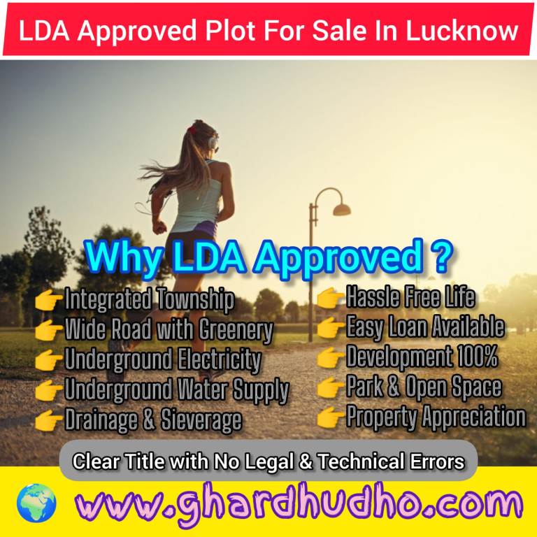 Govt Approved Plot For Sale In Lucknow, LDA Approved Plot For Sale In Lucknow