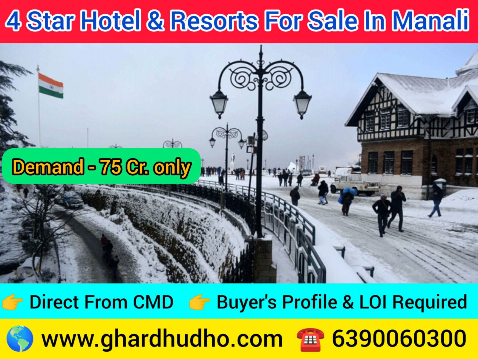 Five Star Hotel, Hotel For Sale, Hotel For Sale At Hill Station, Hotel For Sale In Manali