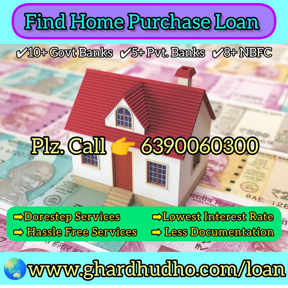 Home Purchase Loan, Home Loan, Housing Loan, Loan Against Property, Loan Agent Near Faizabad Road Lucknow